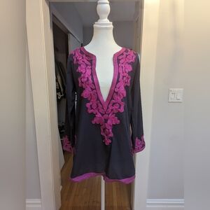 Taj by Christina Crippa embroidered tunic